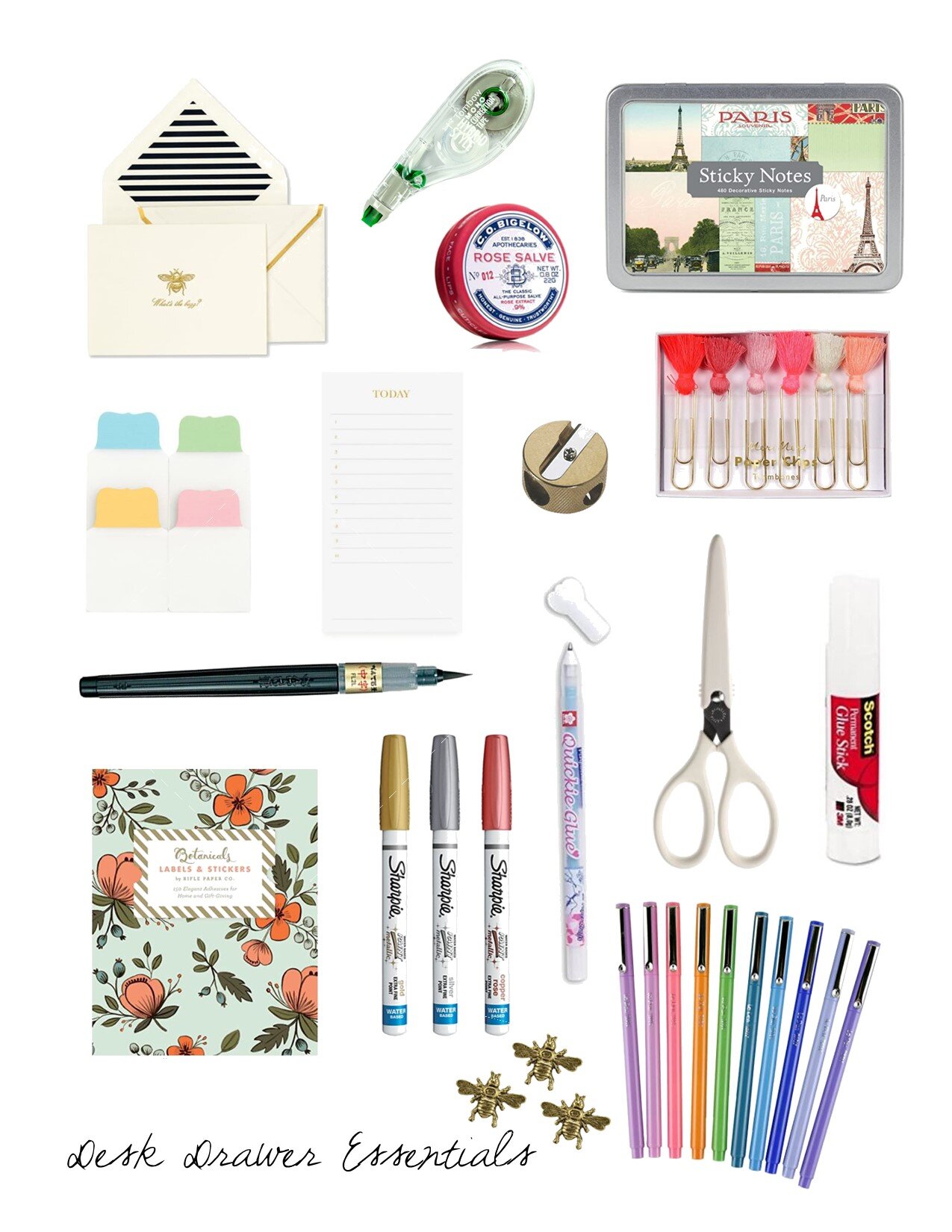 Desk Drawer Essentials | @beesandbubbles.jpg