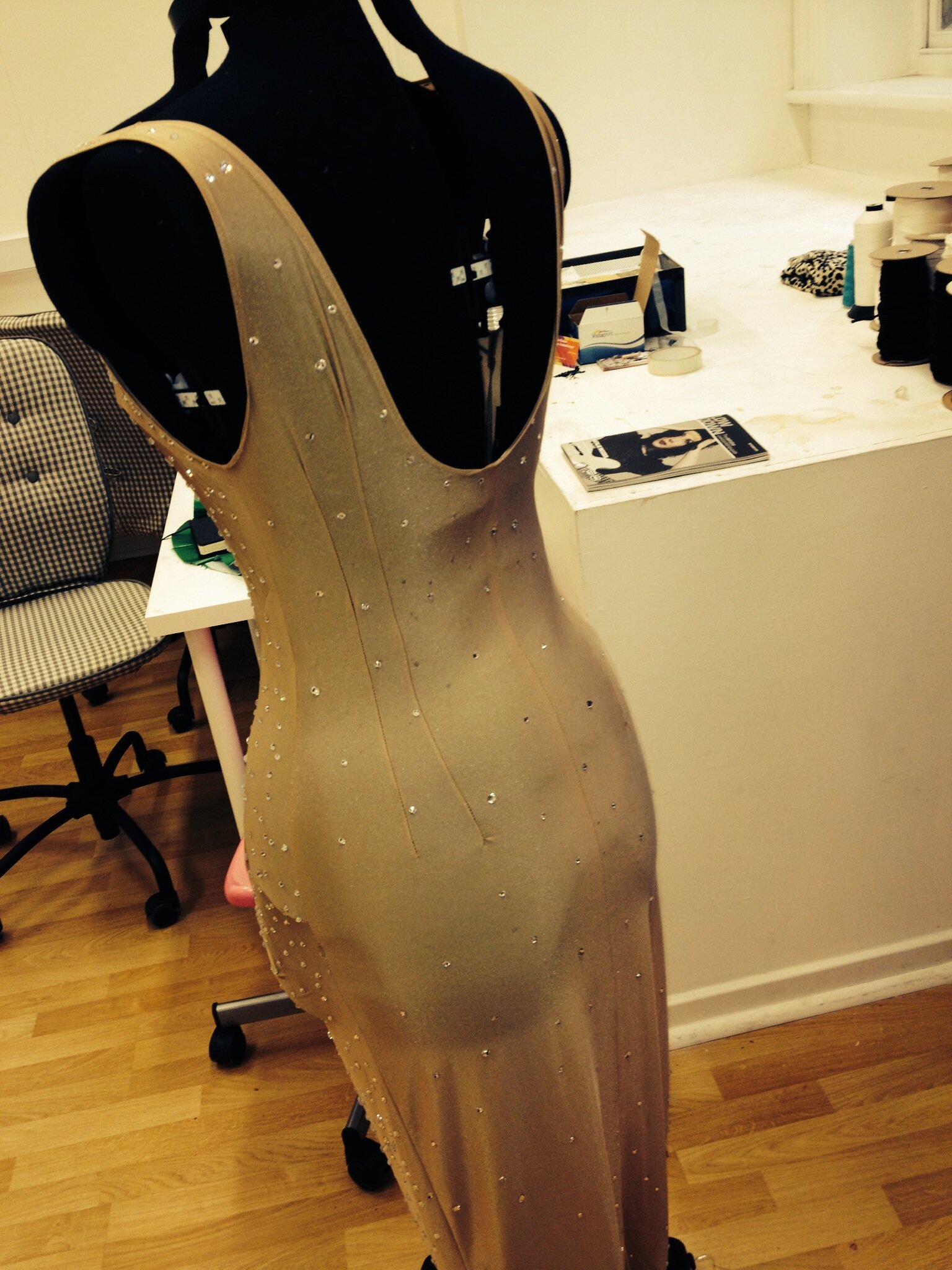 My Custom Marilyn Monroe Dress | @beesandbubbles.JPG